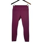prAna  Mindset Classic High Rise 7/8 Leggings In Fig UPF 50 Size Large Photo 1