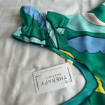 Tyche  Vibrant Leaf Print Sleeveless Top dress L Photo 8