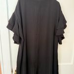 City Chic Women’s  Shift Dress Double Frill Black Ruffles Formal Holiday Party 18 Photo 5