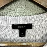 J.Crew  Sweater XS Purple Embellished Jeweled‎ Pullover Preppy Coquette Holiday Photo 2