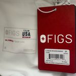 FIGS x Team USA High Waisted Scrub Pants Olympics Medical Team White Sz S NWT Photo 8