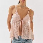 Urban Outfitters UO Roxie Sheer Lace Flyaway Cami Photo 0