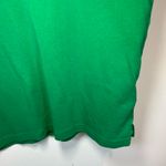 Lauren Ralph Lauren Women's Boat Neck Shirt Green Cotton Cuff Sleeve LRL FLAW 2X Photo 6