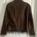 Joseph Ribkoff  Brown Blazer with Feather Trim Photo 4