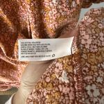 Universal Threads Universal Thread Dress Small Floral Long Sleeve Midi Boho Ruffle Peasant Fall Photo 7