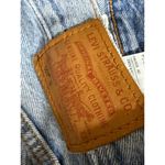 Levi's Levi 501 Straight Leg Rhinestone Grunge 25 Short 28 Inch Inseam Stars Light Wash Photo 7