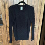 Disney  Parks x Marvel Avengers Black Panther‎ Cable Knit Sweater | Size S Photo 5