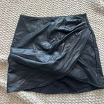 REWASH Faux Leather Skirt Photo 0