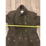 Worthington  Vintage Wool Blend Military Style Double Breasted Button Coat M Photo 7