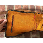 Vintage Leather Hand Made Leather Horse Crossbody Bag Equestrian riding Western Photo 8