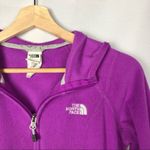 The North Face Purple Light Fleece Full Zip Hooded Jacket XS Photo 16