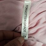 Forgotten Grace  Pink Knot Front Top 2X Bohemian Pastel Clean Girl Feminine Photo 6