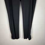 Talbots  Pants Womens 1X Black Pull On Tapered Stretch Slit Casual Dress Slinky‎ Photo 2