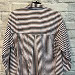 Stateside Women's Size Small Red/White/Blue Stripe Button Down Casual Shirt Photo 7