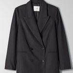 Aritzia NWT Wilfred Toledo Blazer in Black Noir | Size XS Photo 0