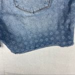 J.Crew Cotton Printed Indigo Denim Cutoff Shorts Photo 6