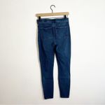 Spanx Jean-ish Ankle Leggings Dark Blue Twilight Rinse Photo 6