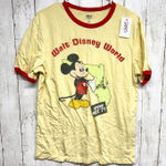 Disney Walt World Top Unisex Sz Small Mickey Graphic Crewneck Short Sleeve Shirt Photo 0