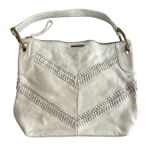 Kenneth Cole  New York White Leather Shoulder Bag Photo 0