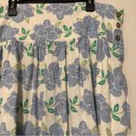 Draper James  RSVP blue floral a line skirt midi size M Photo 1
