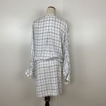 Soft Joie Womans Drawstring Waist Mini Dress Size Small Roll‎ Tab Sleeves White Photo 2