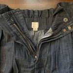 A New Day Dark Denim High Waisted Paperbag Waist Shorts Photo 1