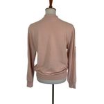 Topshop Pink Ruffle Sweatshirt Long Sleeve Pullover Crew Neck US 8 Cozy Trendy Photo 3