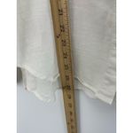 Lou & grey  Ivory Linen Blend Side Tie Button Down Shirt Small Vacation Resort Photo 6