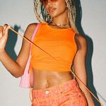 Princess Polly NWT  cropped orange top! Photo 3