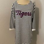 Gameday Couture Game day Couture Tigers Striped 3/4 Sleeve Top Photo 0