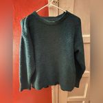 Cable & Gauge Knit Dark Emerald Green Pullover Sweater Photo 3