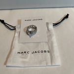 Marc by Marc Jacobs Silverplated Turnlock Katie Ring - Sz 8 - NWT Photo 2
