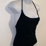 Reformation Davin Scoop Neck Low Back Rhinestone t-strap Black Top Medium NWOT Photo 14