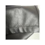 MINKPINK NWT Pants Womens Medium Black Highwaisted Faux Leather Tapered *Flaw Photo 8