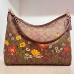 Coach Laurel Shoulder Bag In Signature Canvas With Floral Print cr150 Photo 1