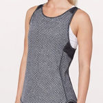 Lululemon Sculpt Tank II Women’s Large Black Mesh Back Workout Racerback Photo 0