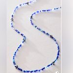 Free People Summer Dive Blue Glass Necklace Photo 2