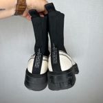 Bershka Premium Ankle Boots White Black Platform Lug Sole Size 37 EU Photo 2