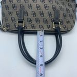 Dooney & Bourke black & gray signature D&B logo tote bag Photo 8