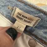 Madewell Mom Jean Short Shorts Size 27 High Rise Cutoff Light Wash Festival Boho Photo 3