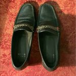 Stuart Weitzman Blk lthr women’s US6 loafers shoes Photo 6