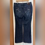 Maurice's Plus Size 18 x-long Curvy straight leg bootcut dark blue jeans Photo 4