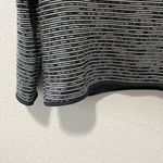 st. john's bay  Grey Mock Neck Long Sleeve Pullover, Size MP Photo 3