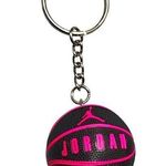 🏀 Pink & Black Basketball Keychain 🏀 Photo 0