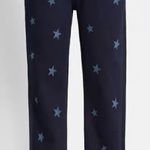 Warp + Weft MPX Milan High Rise Skinny Jeans Star Patterned Dark Blue 28 NWT Photo 0