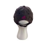Adidas Womens Adjustable Distressed Baseball Cap With Pink Stitching & Embroider Photo 3