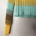 Urban Outfitters  BDG colorblock strip mock neck pullover sweater XS S Photo 4