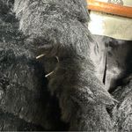 Lapis NWT Black Faux Fur Jacket Size Large Photo 4