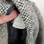 Vintage J.Crew Tweed Pencil Skirt Wool Blend Women's Size 8 Black‎ White Black Photo 3