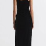 Reiss NWT ABBEY VELVET ONE-SHOULDER MIDI DRESS SIZE 4 Photo 1